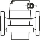 Aquametro Contoil Ordering Details for VZFA with Flanges, PN 25