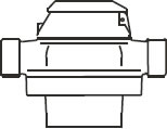 Aquametro Contoil Ordering Detail for VZOA with Threaded Ends, PN 16 for 130°C