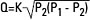 For wide-open orifice flow calculation