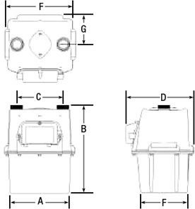 Metris 250 Dimensional Drawing