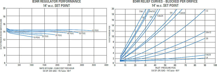 Performance Chart and Relief Curves
